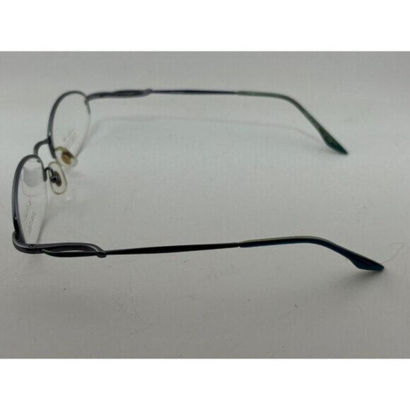 SHISEIDO - SH 1050 Titanium Half-Rim Oval Eyeglass Frames - Picture 2 of 7